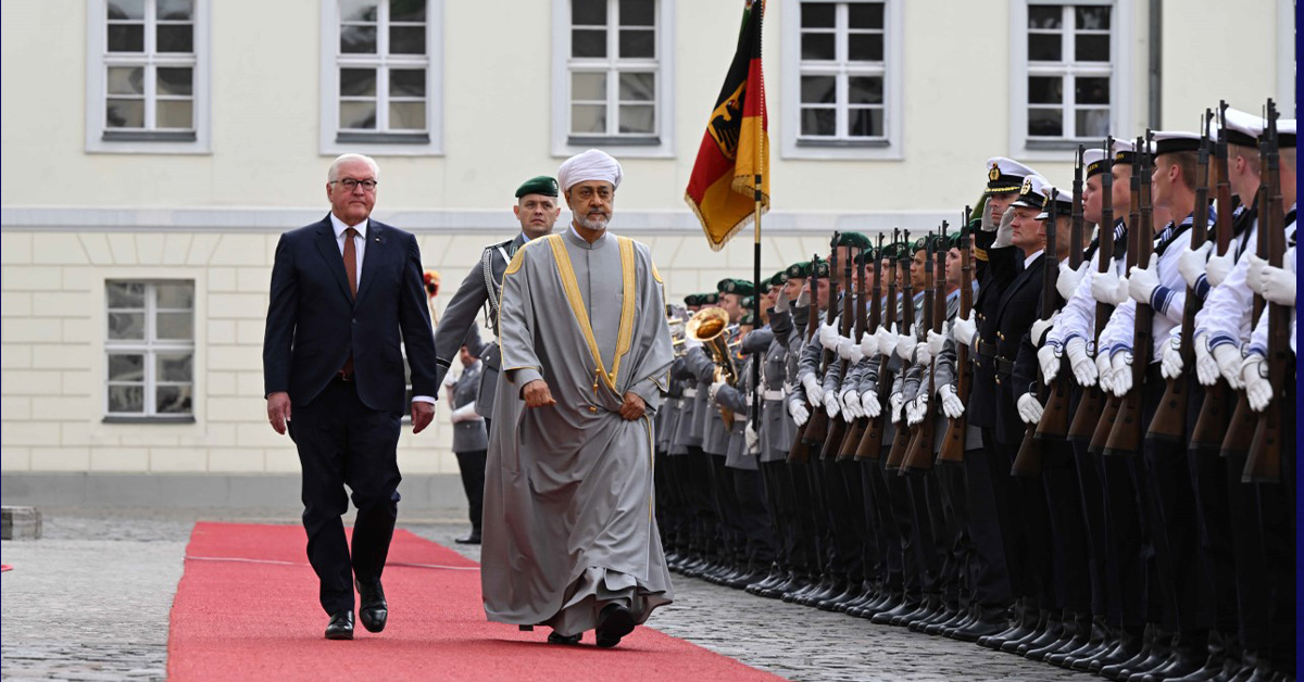 الرئيس الألماني يشيد بعمق العلاقات مع سلطنة عمان (صور)