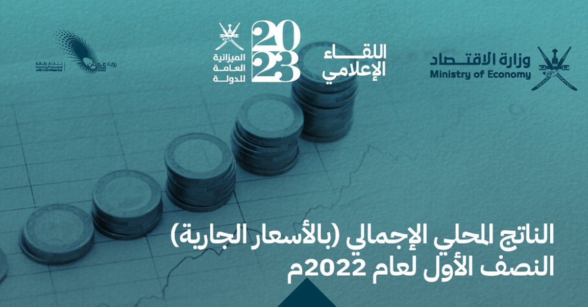 نمو الناتج المحلي الإجمالي لسلطنة عُمان بأكثر من 30% في النصف الأول من 2022